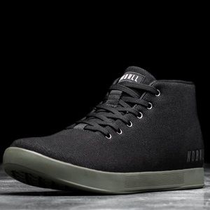 NoBull Black/Ivy Canvas Mid Trainer size 7